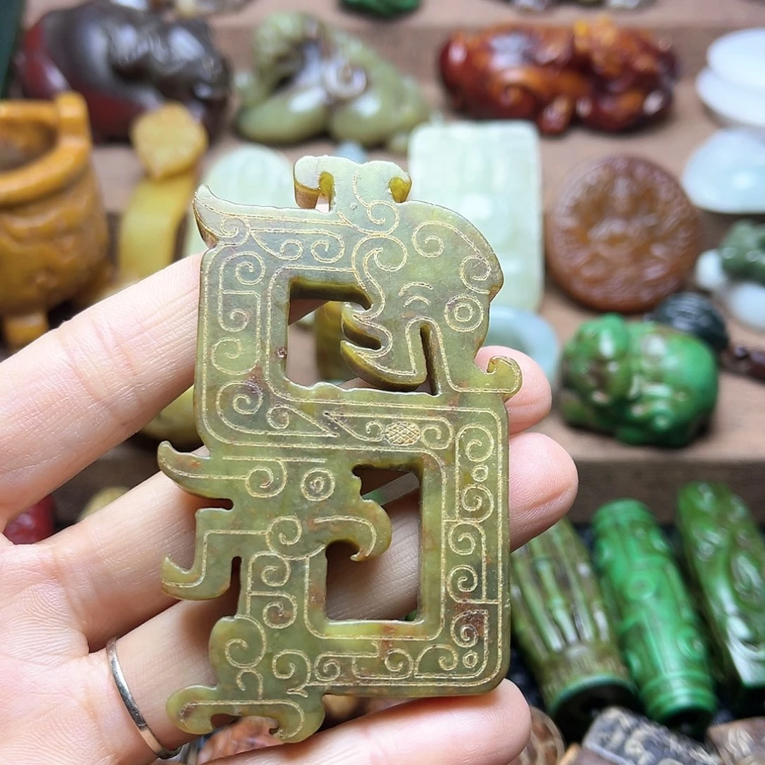 白玉菩提吊坠97。。