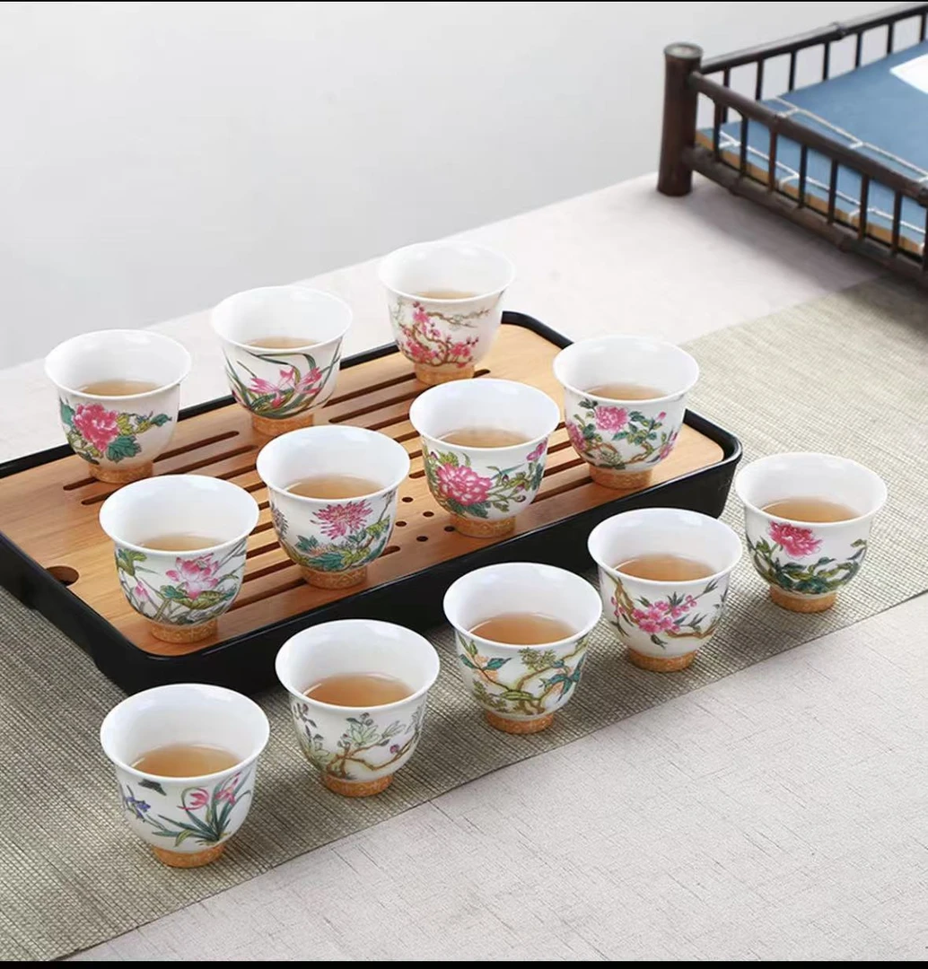 十二花神陶瓷主人杯