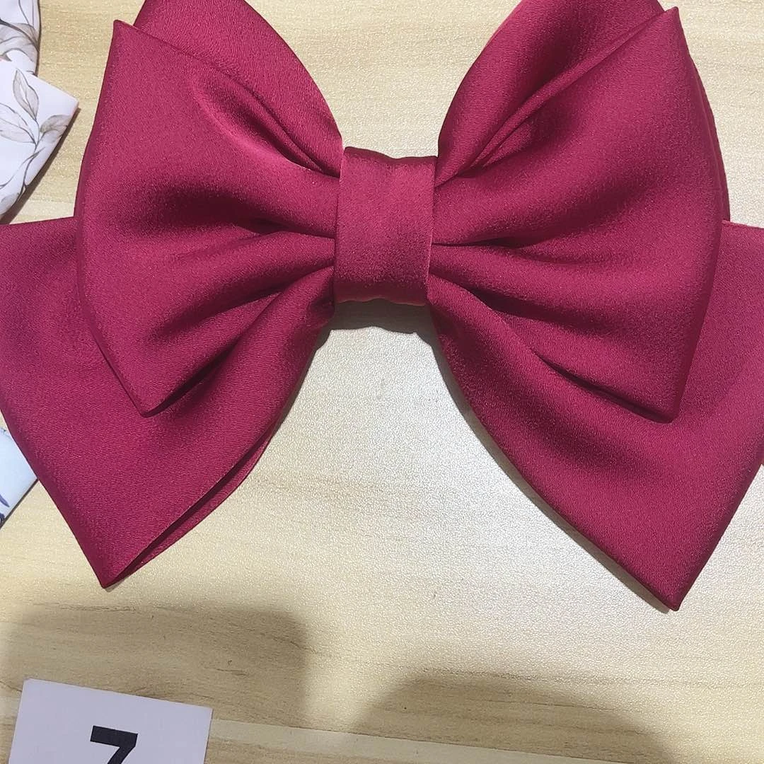 布艺铁合金蝴蝶结发夹