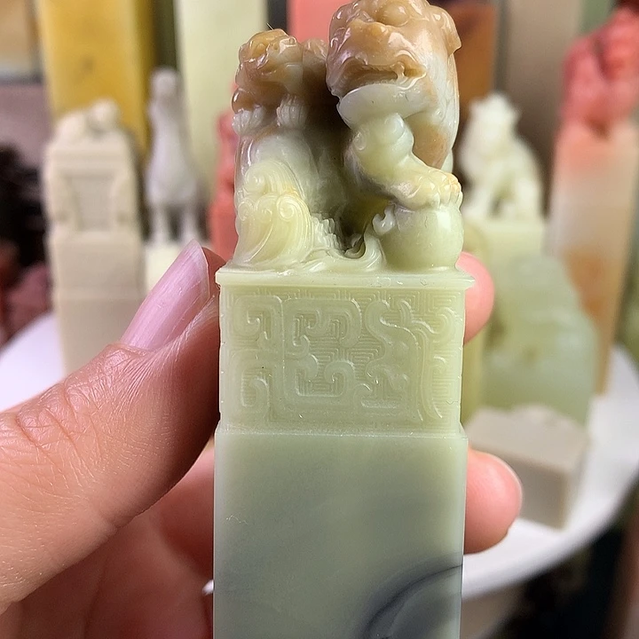 青田石鳳****化青田石印章