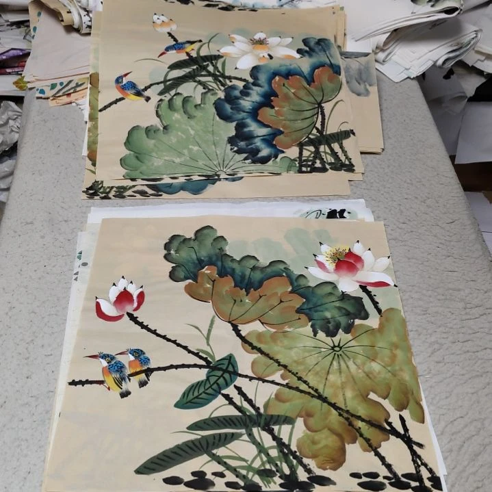 自***中国画国画花鸟花鸟国画