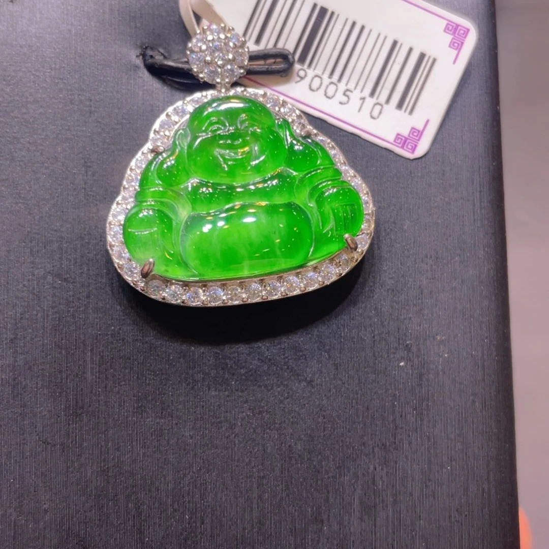 翡翠未镶嵌颈饰吊坠