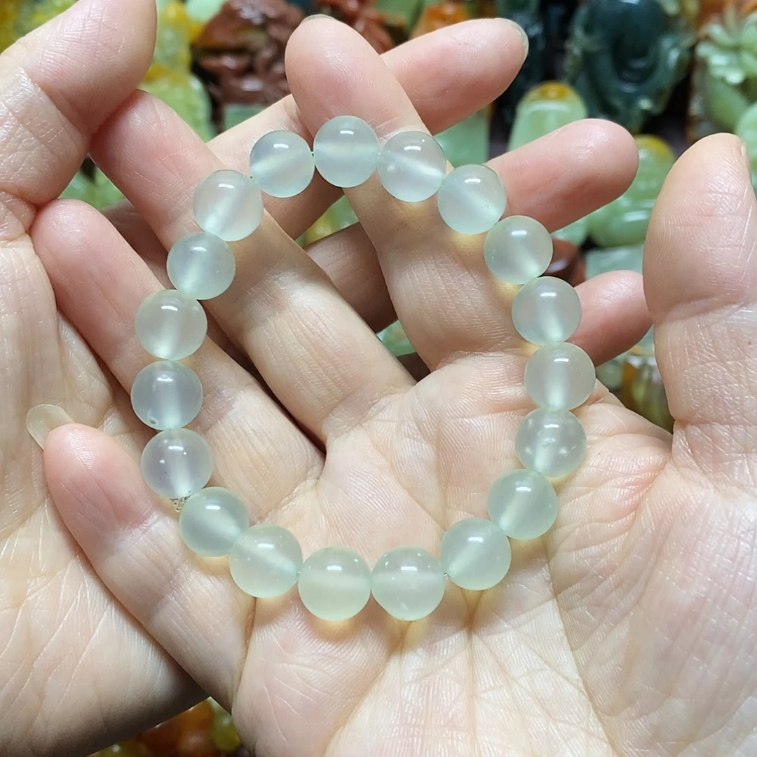 蛇纹石玉未镶嵌手链