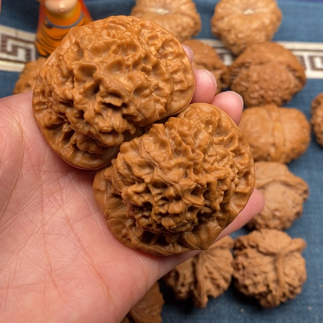 文玩核桃把件51全品官帽