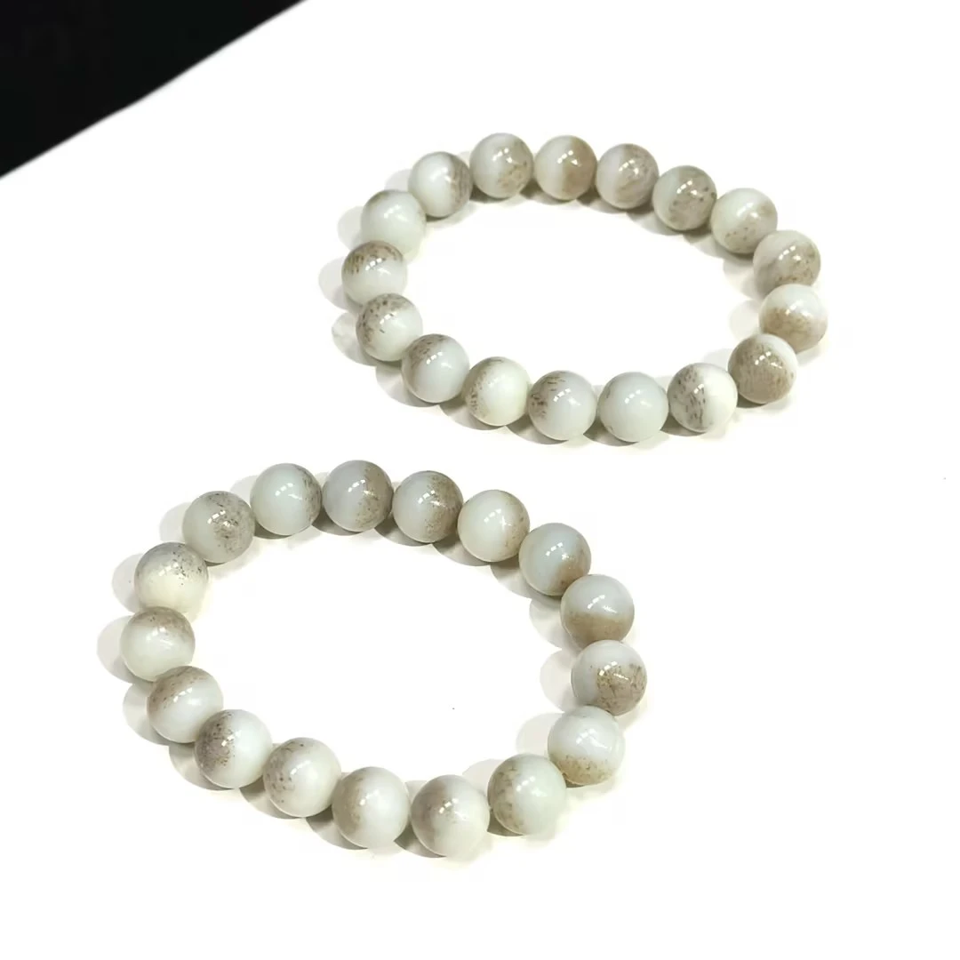 【CH】和田玉米达半糖手串-约12mm（多样性发其一）