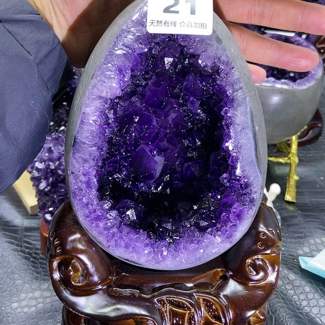 【闪购商品】紫晶大型摆件（非配饰）未镶嵌丝****煌