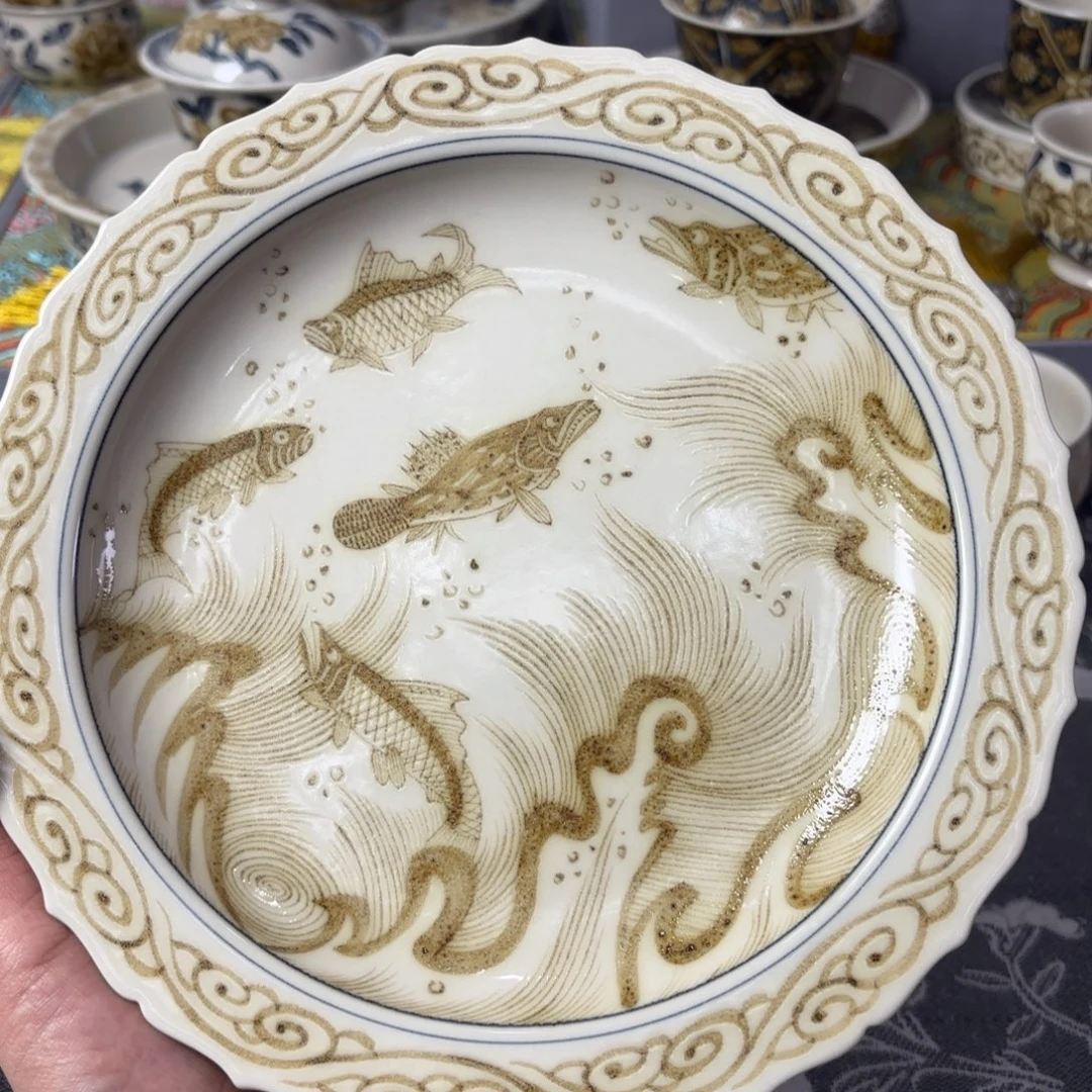摆件景德镇手绘茶器