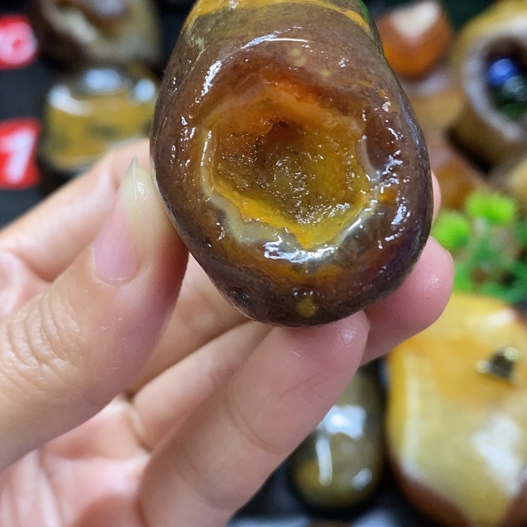 玛瑙/玉髓未镶嵌手把件