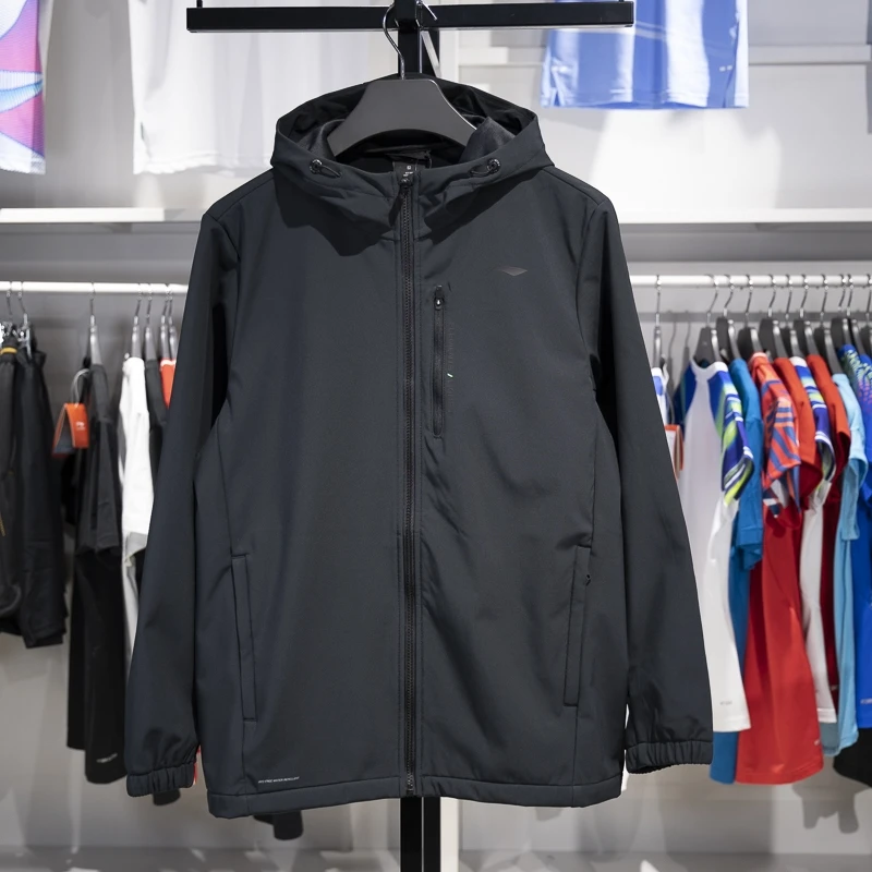 《B品以直播展示为主》李宁运动风衣2024冬新款健身系列外套AFDU861