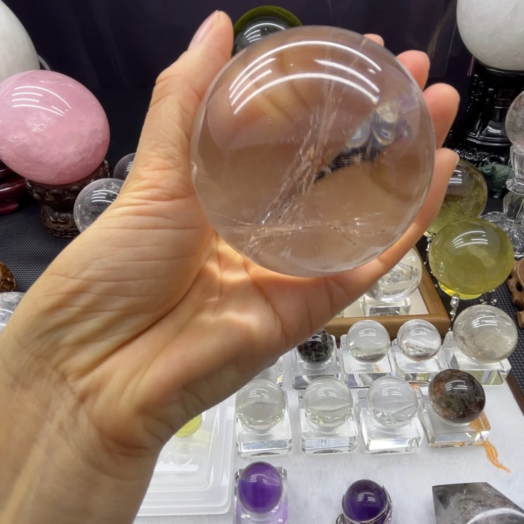 未镶嵌水晶珠宝半成品6.9公分