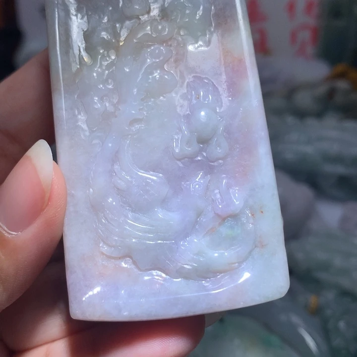 翡翠未镶嵌颈饰保真天然A货翡翠