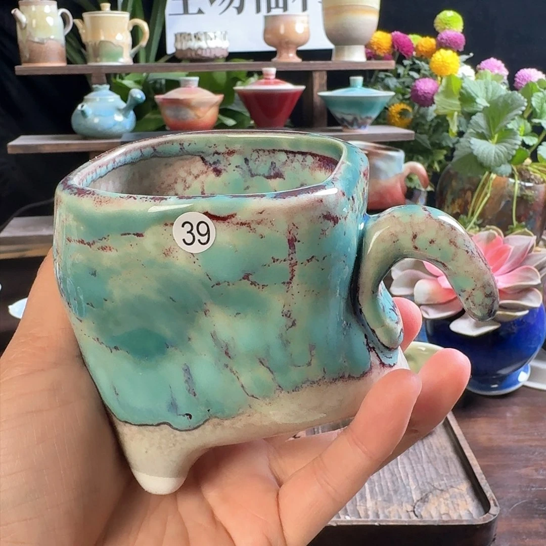 手工陶瓷主人杯微