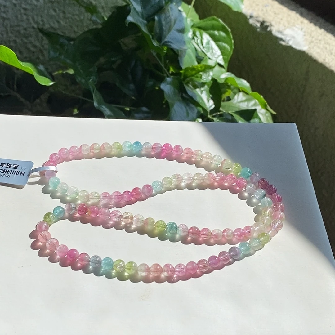 未镶嵌手链碧玺西瓜