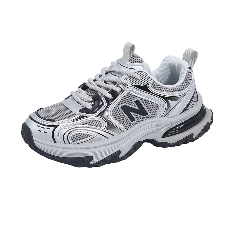 新百伦女鞋老爹鞋男女情侣款夏季潮流缓震透气跑步运动鞋休闲鞋