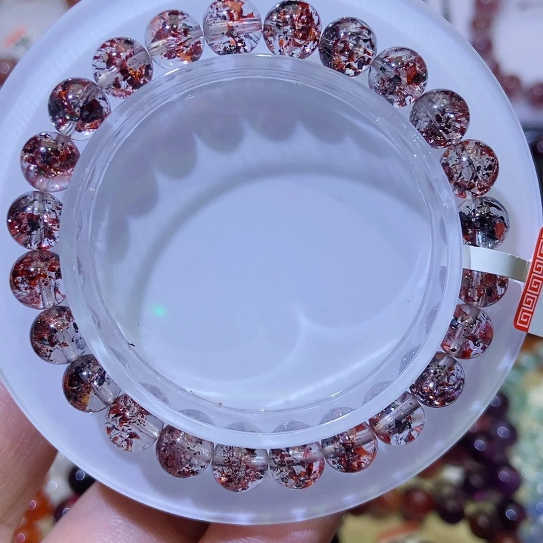 未镶嵌手串水晶金草莓7.8