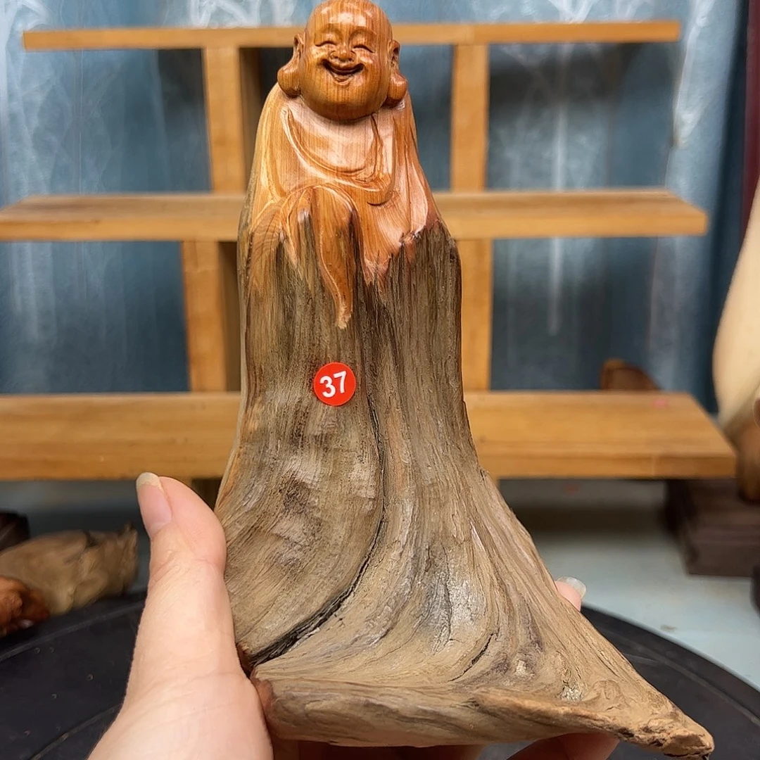 木财*哥崖柏木摆件手把件