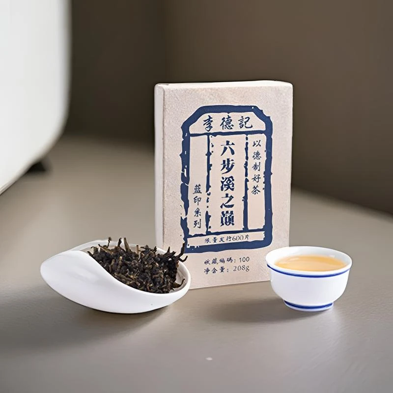 李德记 蓝印六步溪之巅 安化黑茶