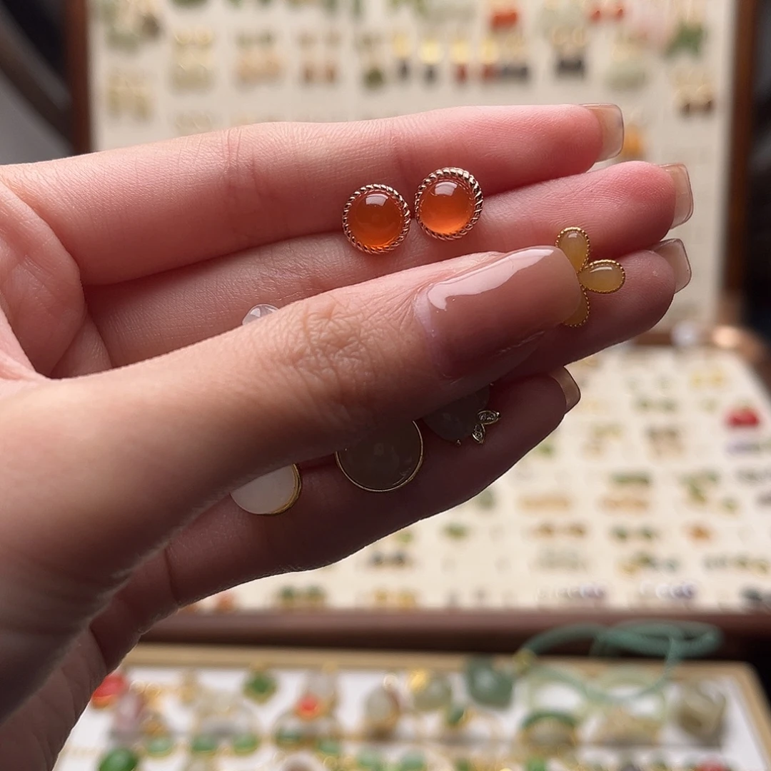 和田玉银S925镶嵌戒指