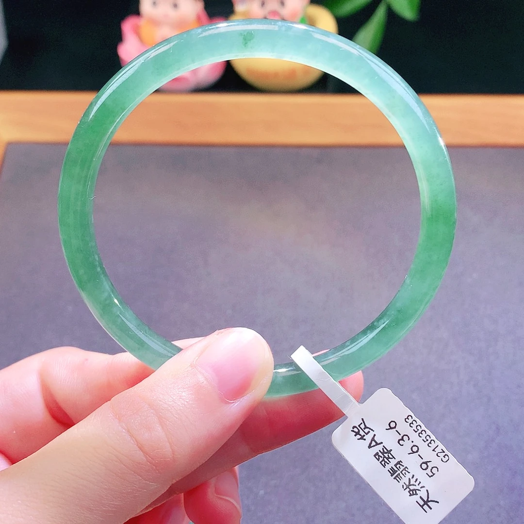 翡翠未镶嵌手镯天然翡翠