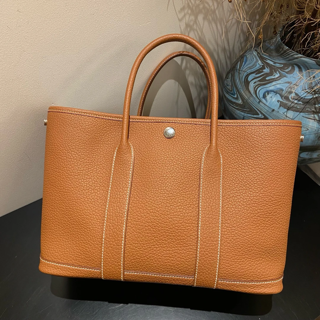 95新 Hermes/爱马仕 爱马仕金棕花园30 W刻 16561710