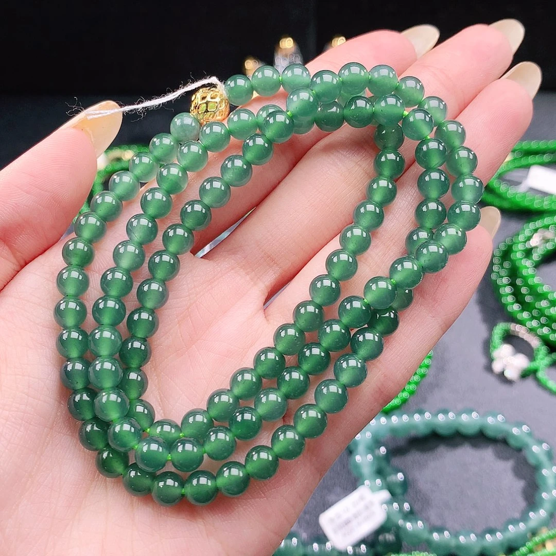 翡翠未镶嵌手链项链