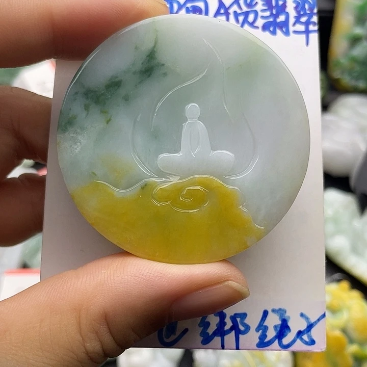 翡翠未镶嵌颈饰天然翡翠