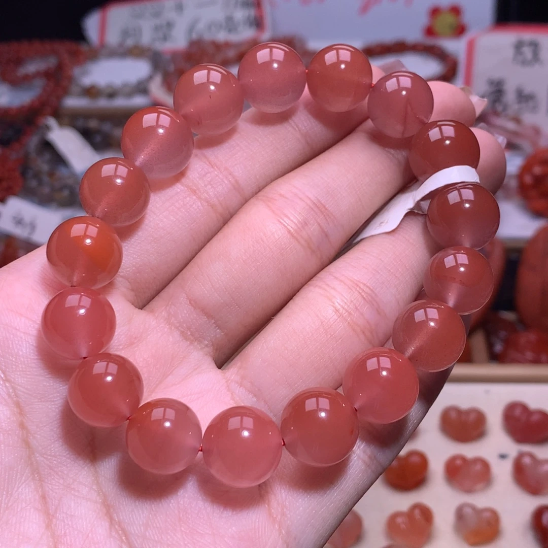 南红玛瑙合金珠宝半成品保山冰粉1