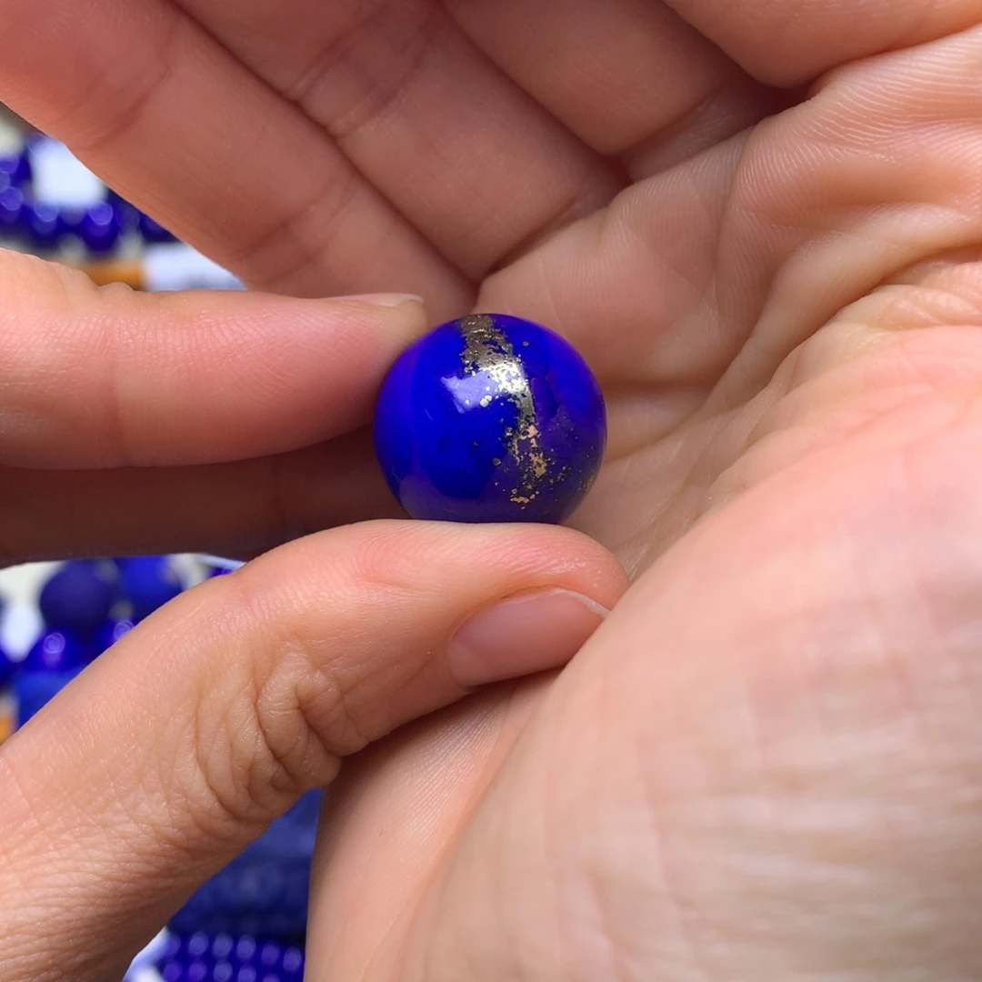 青金石单珠未镶嵌17.9mm