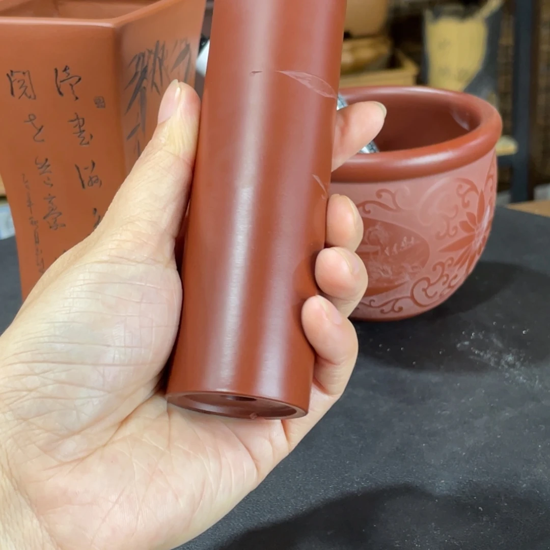 紫砂花盆在干嘛你