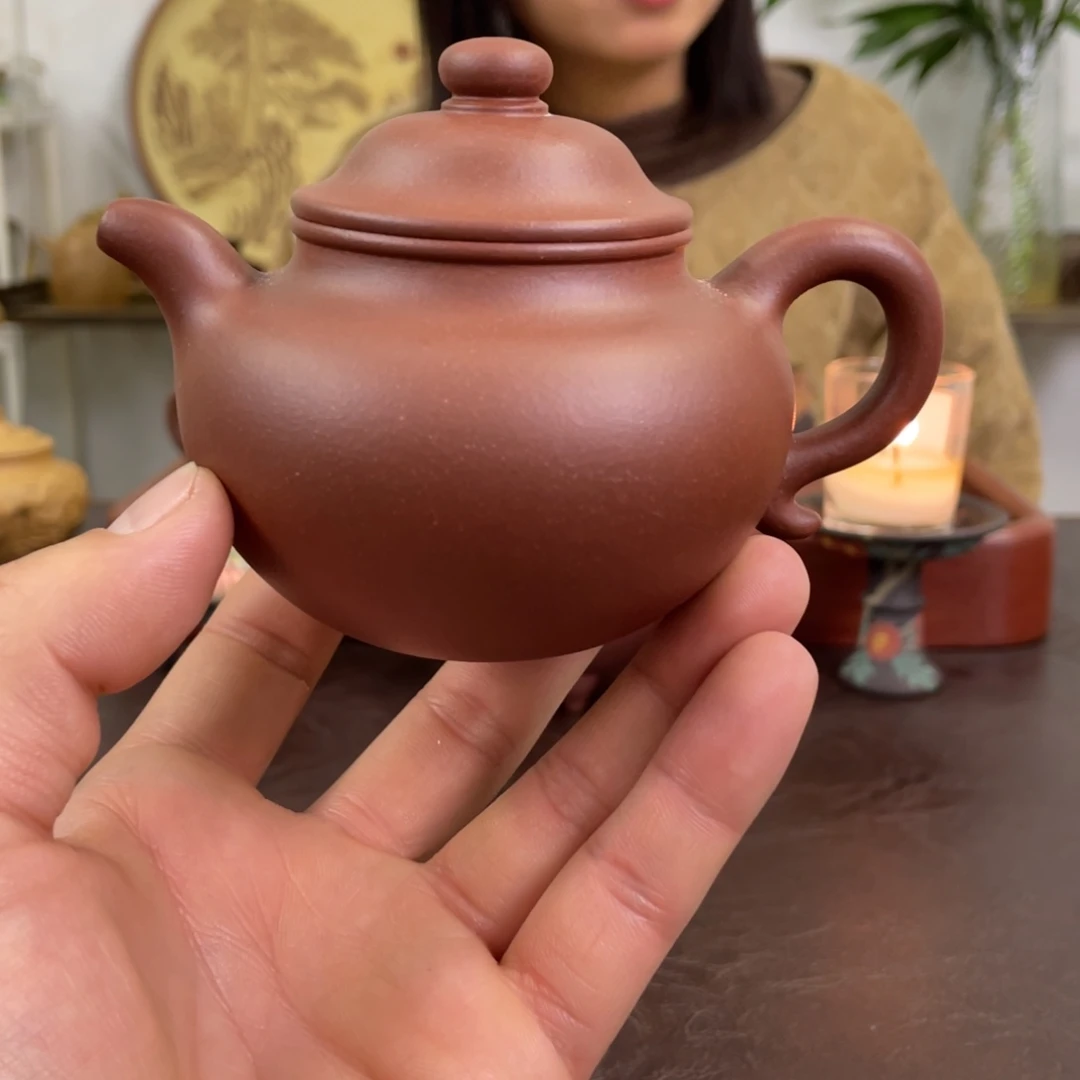 紫砂茶壶莲子底槽清