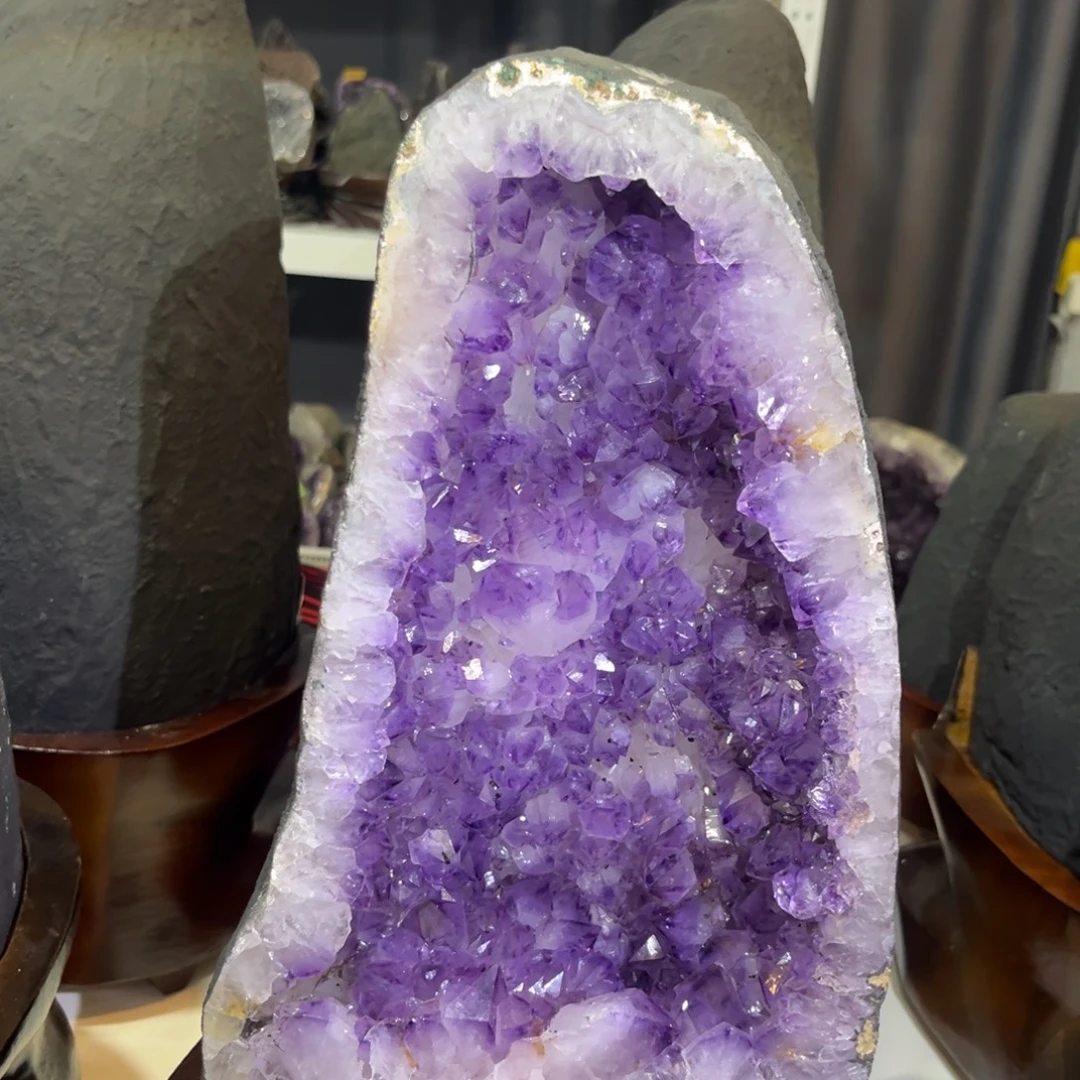 未镶嵌紫晶摆件水晶