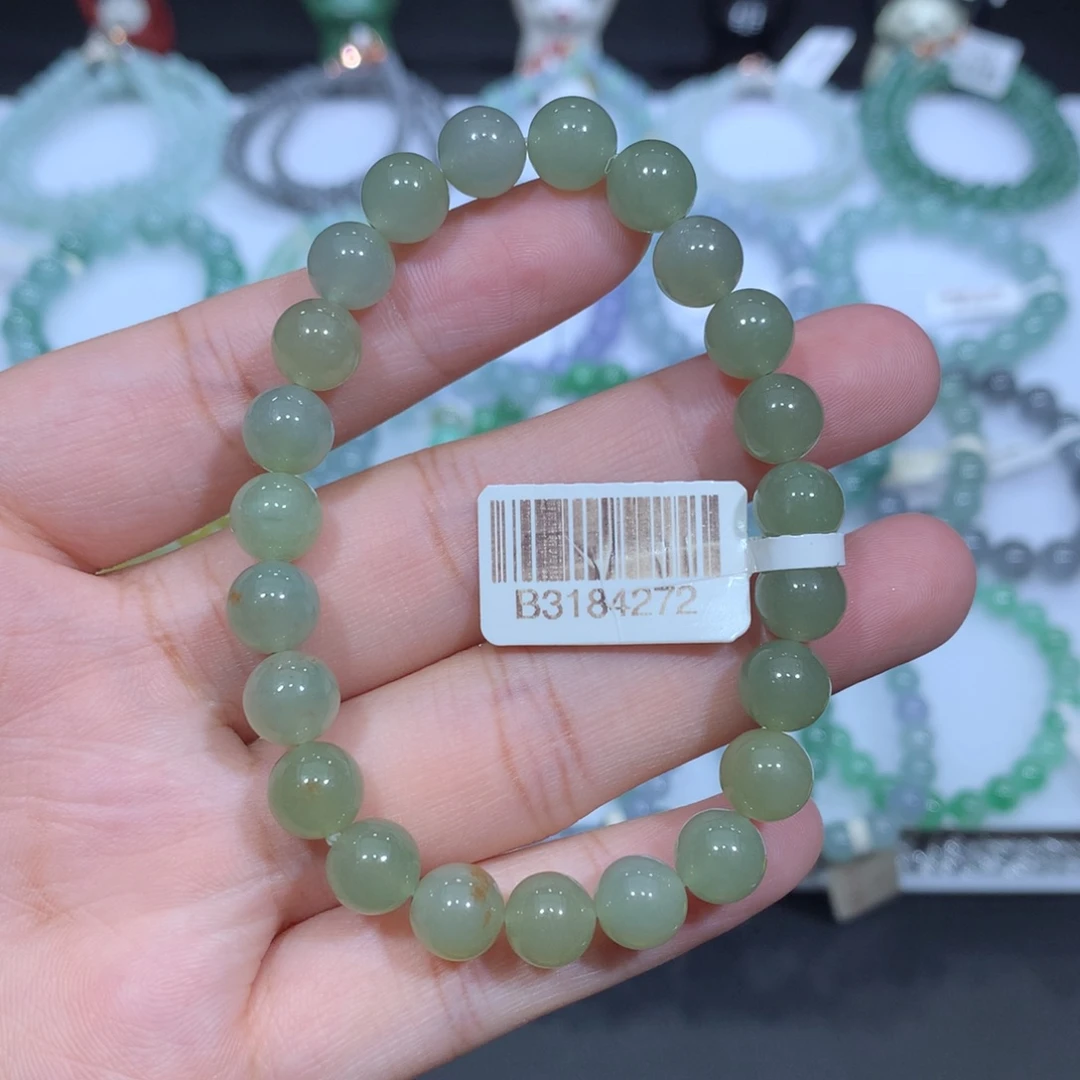未镶嵌手串翡翠天然