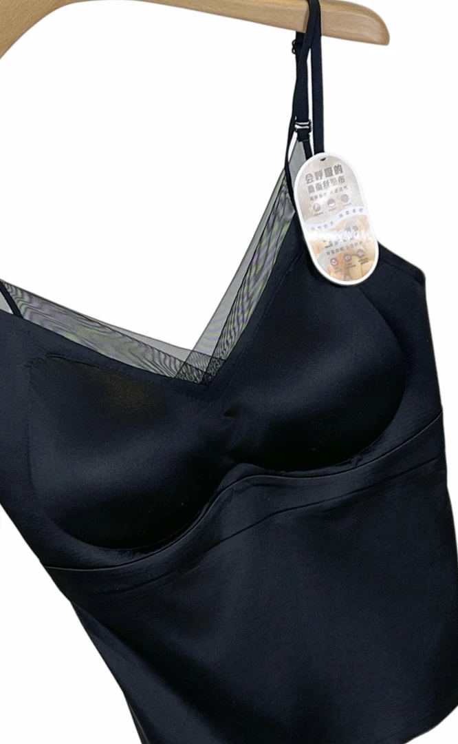 桑蚕丝丝缎面吊带1105