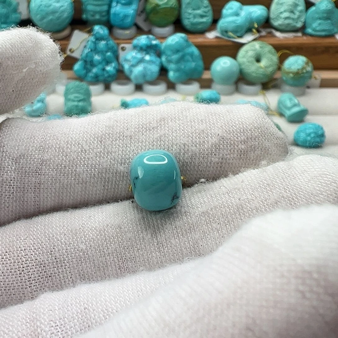 绿松石老型珠 未镶嵌