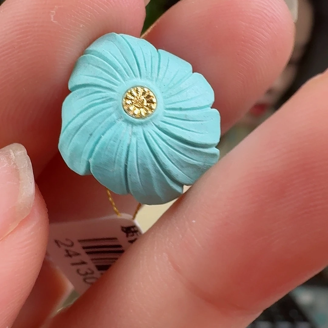 绿松石珠宝奇石未镶嵌