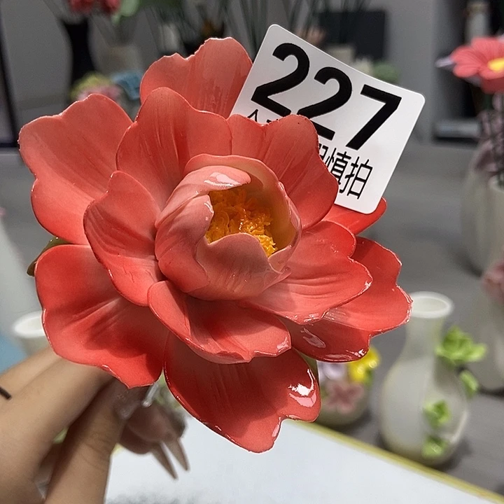 陶瓷纯手工捏花设计