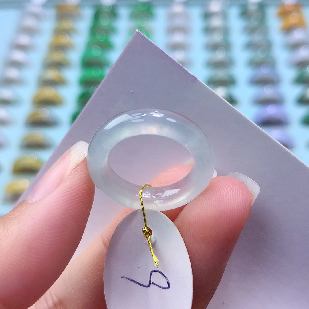 未镶嵌戒指翡翠9圈