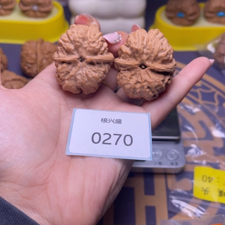 文玩核桃把件蛤蟆35.0270