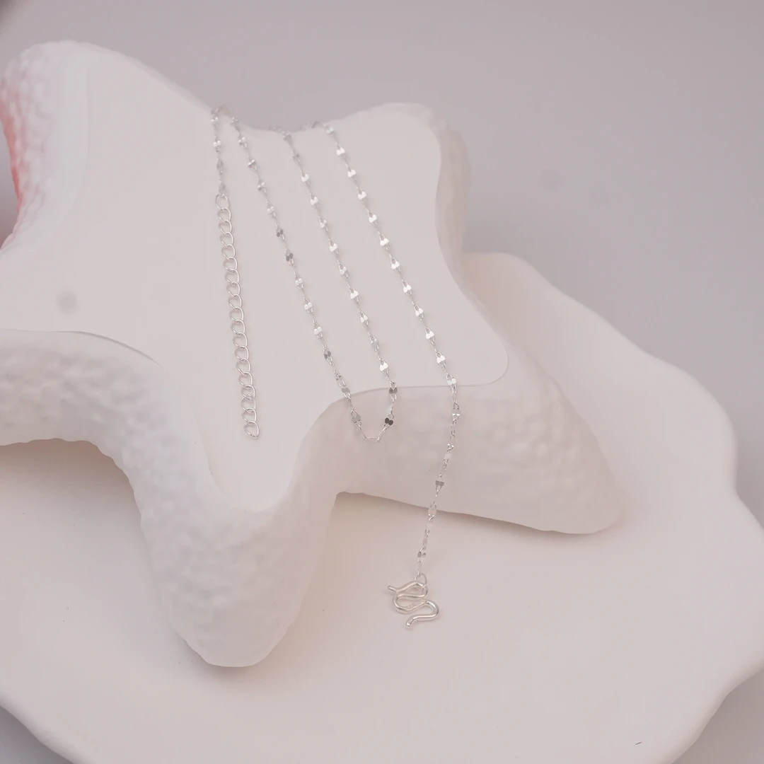链子足银 【星光项链】黔喜银饰气质时尚简约百搭精美