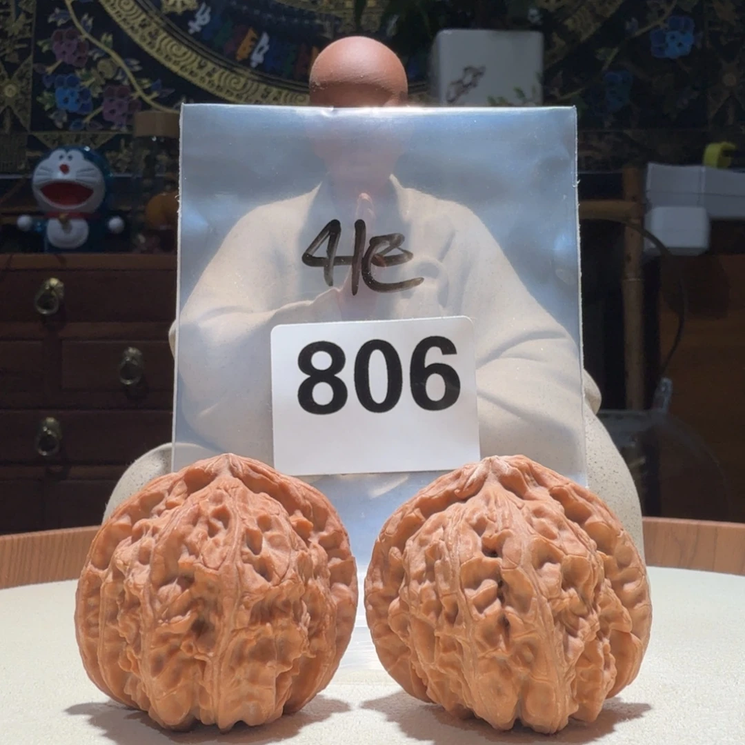 吊坠文玩核桃白狮子