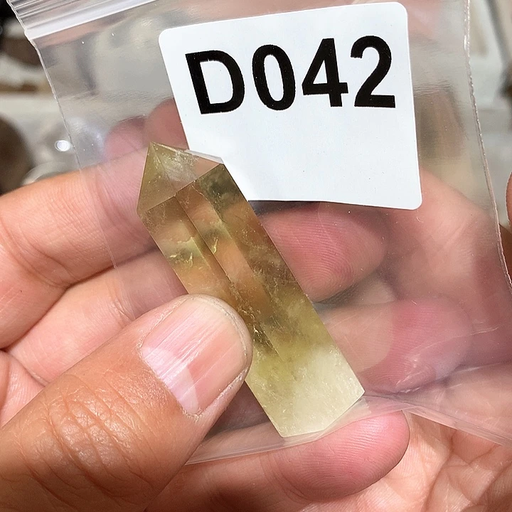 黄晶天然水晶柱子D042未镶嵌?****㍿