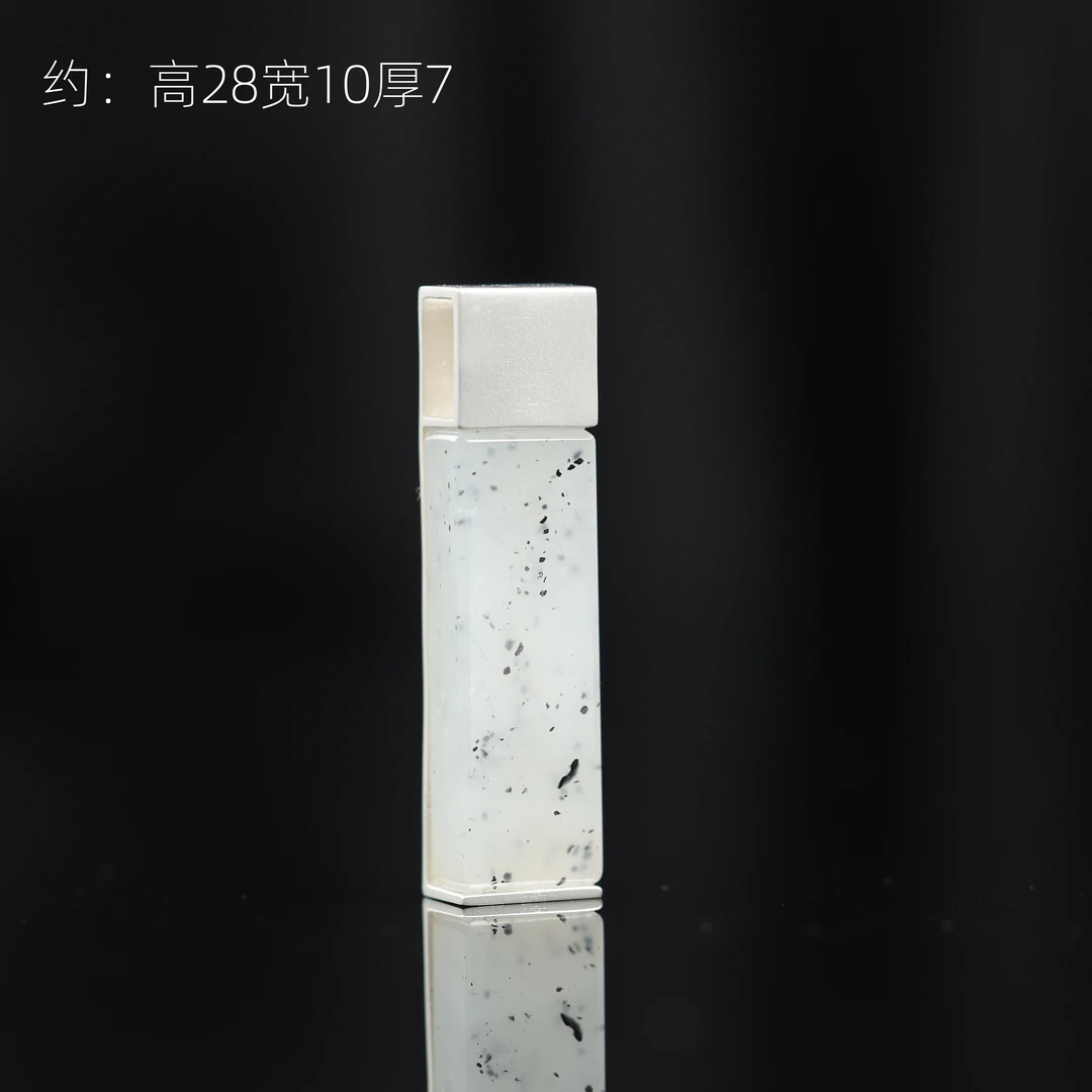 本真 | 南意 | 原创设计精品和田玉青花点墨吊坠多样性发货发其一
