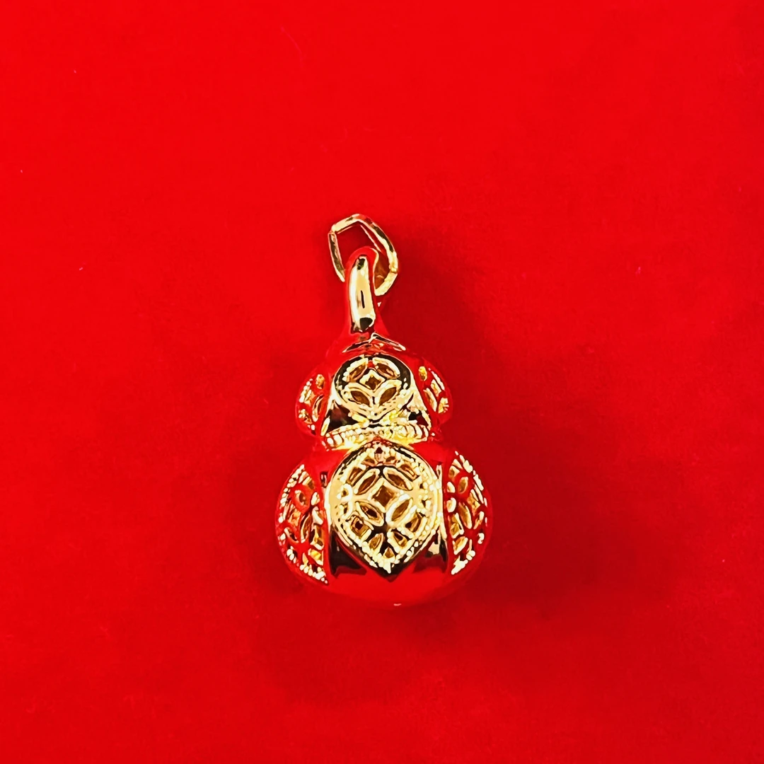 【思思专享】 足金999饰品 葫芦吊坠 3.32 ZP