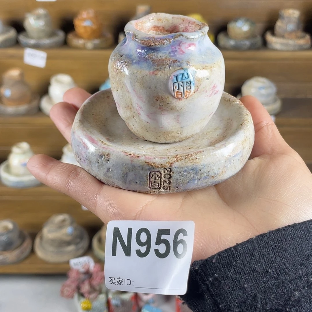 彦***子坛子姐花盆  小白孤品 内口2.5百搭