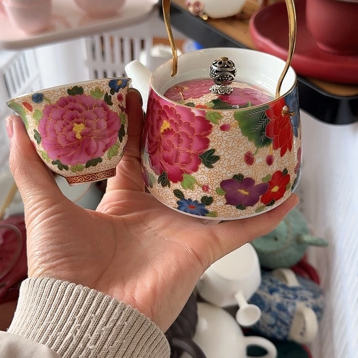 微瑕陶瓷茶具茶杯茶壶