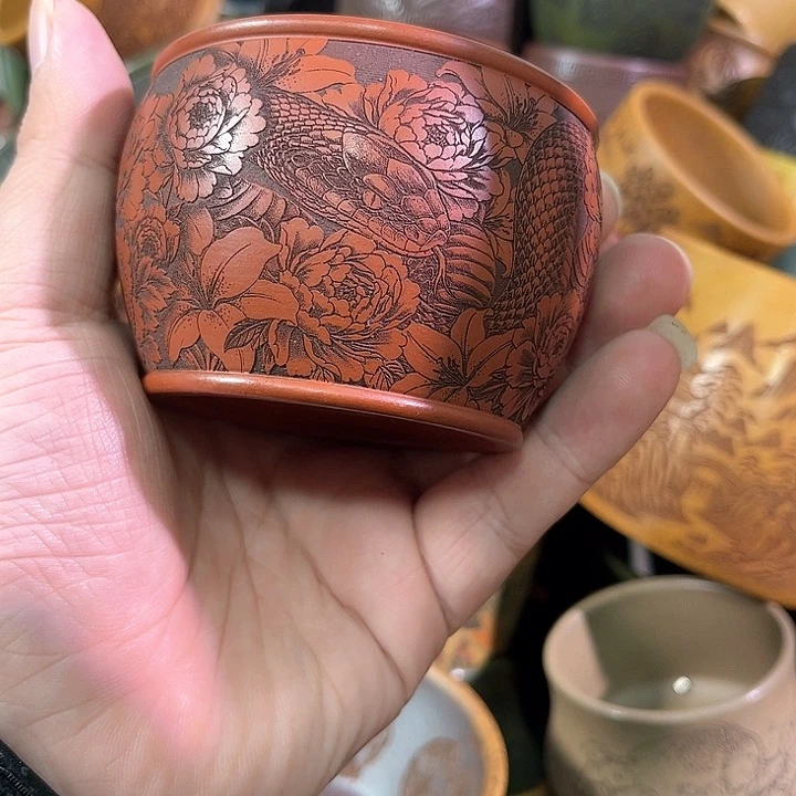 茶杯紫砂全手工紫砂主人杯