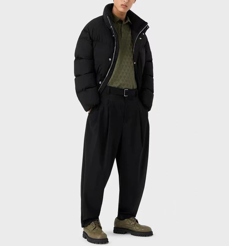 25 新款轻廓形立领白鸭绒服D25799