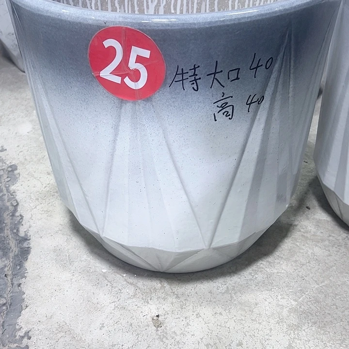 陶瓷花盆大号两个
