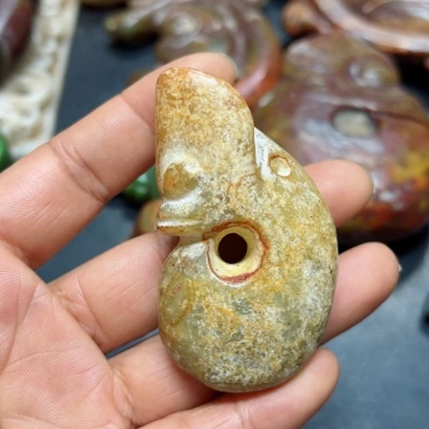 吊坠白玉菩提把件