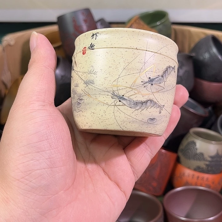 茶杯紫砂全手工紫砂主人杯